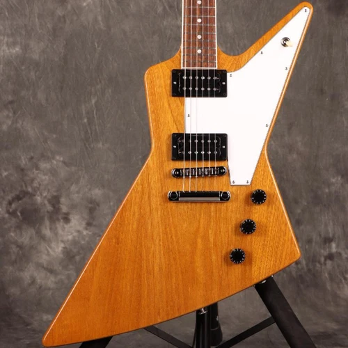 Gibson USA 70s Explorer Antique Natural with hard case electric guitar