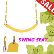 Swing Seat Heavy Duty Hanging Tree Kids SwingSeat Accessories Replacement Yellow