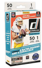2021 Donruss Hanger Box 50 Cards NFL Trading Card Panini Gewerblich