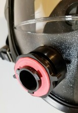 40mm NATO Gas Msk to MSA Bayonet Filter Adapter SGE 150 400 NBC CBRN