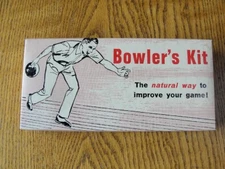 Bowler's Kit Natural Way To Improve H. Fishlove & Co. Bowlers Gag Gift  1967