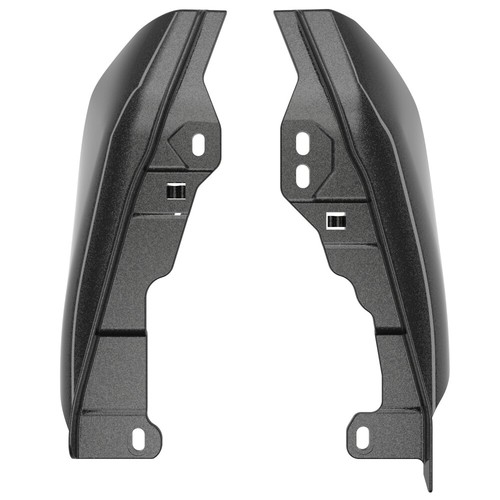 Cubiertas de borde de escudo térmico deflectores de aire de marco medio negro perla para Harley 2009+ - Imagen 7 de 8