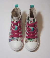 Toddler Girls High Top Canvas Sneakers Multi Color, NWT, Cat  Jack