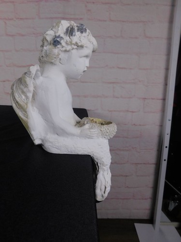 Vintage 1999 R. Shipman Meerjungfrau Cherub Regal Sitter Figur Engel Deko - Bild 6 von 9