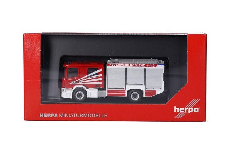 HERPA, SCANIA Crewcab CP28 LF Feuerwehr Koblenz, 1/87