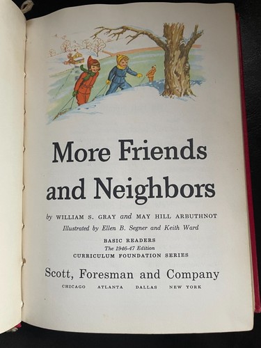More Friends And Neighbors Basic Readers Book 2 2. 1946-1947 edition - Picture 3 of 7