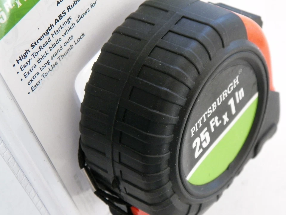 NEW 25FT. X 1'' PITTSBURGH QUICK FIND TAPE MEASURE - Image 4 of 4