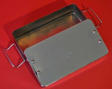 Instrumentenschale mit Deckel für z.B Chirurgische Instrumente Ex. Bundeswehr