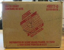 1990 Score Rookie & Traded Baseball 60 Set Case Frank Thomas Rookie, More