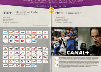 TELEWIZJA NA KARTE HD PVR NC EXTRA CANAL+ CYFROWY POLSAT SPORT