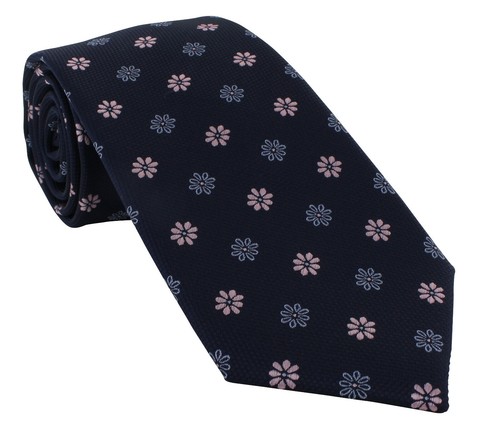 Michelsons of London Petal Floral Polyester Tie - Picture 3 of 18