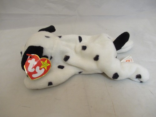 October 17 1996 Ty Original Beanie Babies DOTTY Dalmatian Dog w/tags (9 inches) - Picture 3 of 8