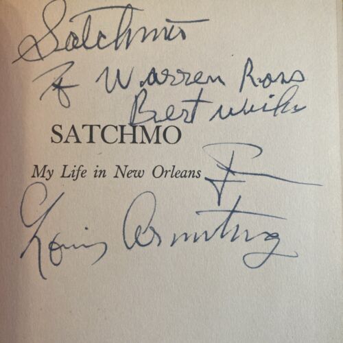 Louis ARMSTRONG~SIGNED!~Satchmo:My Life in New Orleans~1st Ed/2nd Pr~1954 HCDJ - Picture 11 of 23