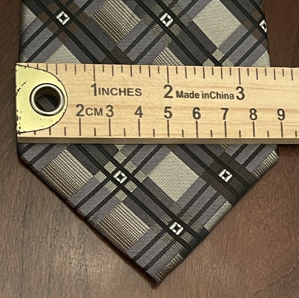 Corbata para el cuello Platinum Designs hecha a mano 100 % seda para hombre hecha en China Foto 4 de 4