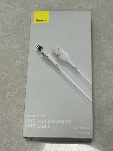 Baseus Safe Fast Charging Date Cable Magnetic Suction Dustproof USB To iPhone