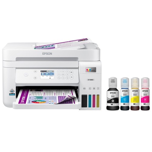 Epson EcoTank ET-3850 Wireless Color All-In-One Inkjet Printer (C11CJ61201) - Bild 1 von 12