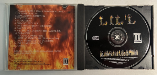 LIL' L - Alwayz Inta Somethin - CD - Explicit Lyrics - RARE Hip Hop Gangsta Rap - Imagen 3 de 7