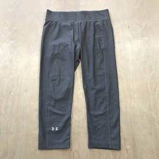 Under Armour Women  s Leggings, HeatGear High Rise Compression Fitted Medium Gray