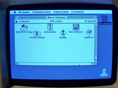Dischi Floppy 3,5” System 6.0.5 Italiano per Macintosh 512Ke, SE, Plus - 第 7/12 張圖片