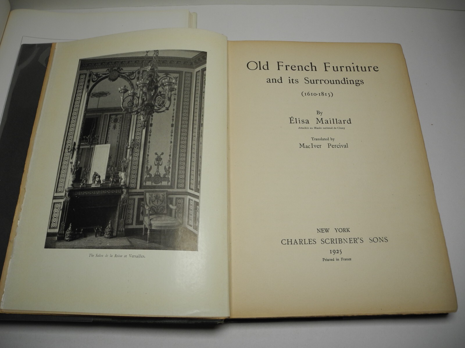 Antique French Furniture Design Styles Vintage Book Lot Provincial