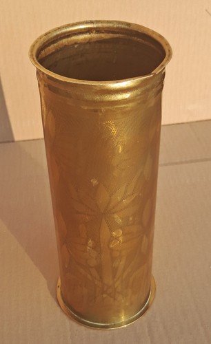 Trench Art Vase Big Artillery German WWI Shell 1917 - Picture 5 of 13