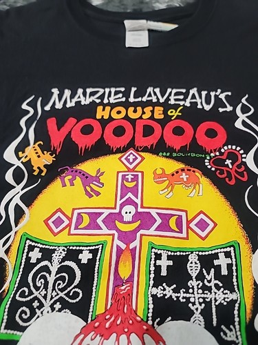 True Vintage Marie Laveau's House Of Voodoo 1999 Shirt Original (selten) - Bild 5 von 8