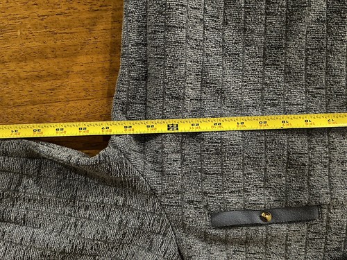 Vintage John Blair Herren 80er Retro Langarm Polo Pullover Shirt XL Blau - Bild 10 von 11