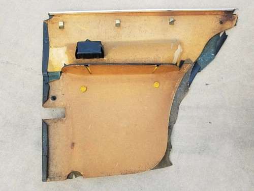 BMW E21 320i 323i OEM Original Left Driver Rear Seat Trim Panel BLACK '80-83 - Picture 7 of 10
