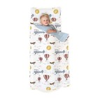 Jumpoff Jo Toddler Nap Mat 43" x 20" Removable Pillow & Ultra Soft Take flight