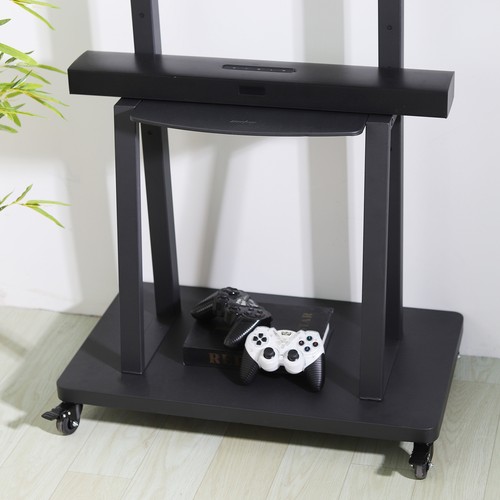 23"-100" Swivel Tilt Mobile TV Cart Rolling Height Adjust TV Trolley Floor Stand - Picture 99 of 128
