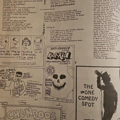 Satellite X-TRA Fanzine #9 1980s Music Reviews Politics Comics The Cure Reagan - Imagen 6 de 7