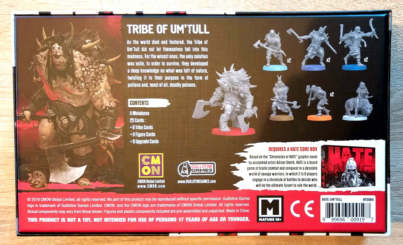 Adrian Smith's HATE expansion Tribe of Um'Tul kickstarter exclusive Adrian Smith's HATE expansion Tribe of Um'Tul kickstarter exclusive