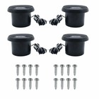 4Pcs 3" Marine Ceiling Speakers - Waterproof for Hot Tub, Motorcycle, Boat