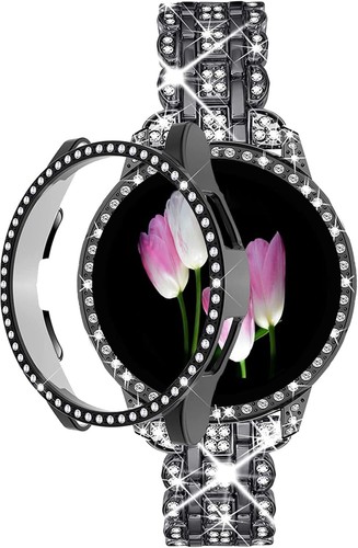 Bling Band+ Case for Samsung Galaxy Watch 7, 40mm, Women's Dressy Strap - Picture 10 of 12