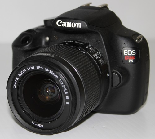 CANON Rebel Digital SLR DSLR T5 18.0 MP Camera with Canon 18-55mm lens - Picture 1 of 10