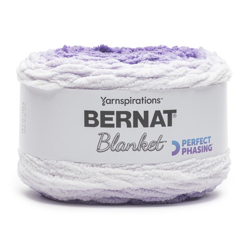 Bernat Blanket Perfect Phasing Yarn-Dark Orchid
