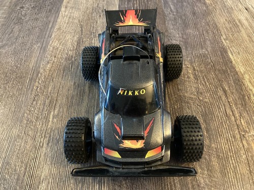 Coche de radiocontrol de postcombustión Nikko coche de hobby vintage sin probar TAL CUAL sin batería sin control - Imagen 2 de 8