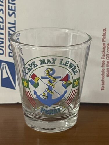 Cape May Lewes Fähre Vintage Schnapsglas