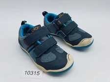 Plae Charlie WP Boy's Size 10.5 Waterproof Comfort Running Shoes Blue