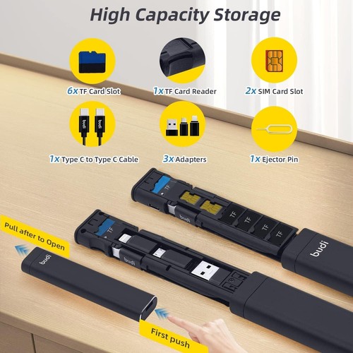 9-IN-1 Cavo Dati Custodia per Scheda SIM, Linea Dati Scheda Scheda SD USB - Bild 2 von 9
