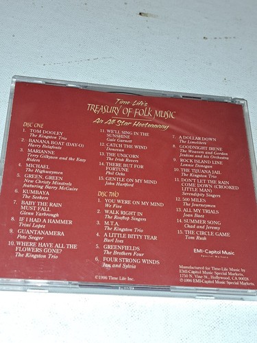 CD Time Life's Treasury of Volksmusik: An All-Star Hootenanny (1996 2 CD SET) - Bild 2 von 4