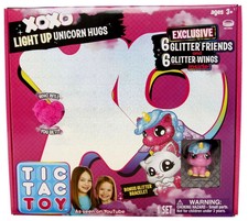 Tic Tac Toy Xoxo Pink Light Up Unicorn Hugs 6 Glitter Friends Wings Bracelet For Sale Online Ebay