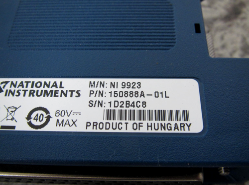 National Instruments NI 9923 37-Pin Screw Terminal to D-SUB Terminal Block Used - Picture 2 of 3