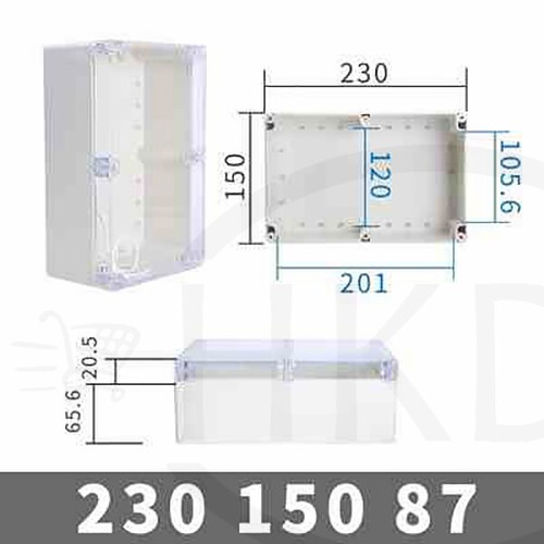 IP63 Waterproof Junction Box Enclosure Terminal Electric Cable Connector Outdoor - Picture 94 of 115