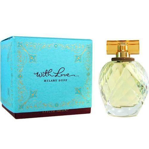 With Love Perfume By HILARY DUFF 3.4oz/100ml EDP WOMAN box ripped off - Picture 3 of 3