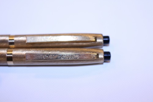 Lote de bolígrafos de colección publicidad dorada Shaw Barton Oregon Jerry Lewis Eugene EE. UU. - Imagen 11 de 12