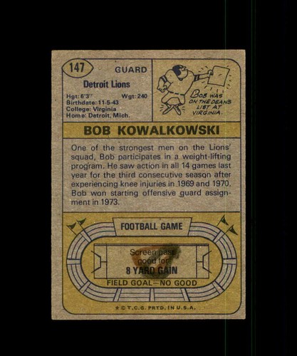 1974 TOPPS FOOTBALL 1-249 YOU PICK SEE SCANS, COMPLETE SETS, TEAMS, PLAYERS - Picture 217 of 363