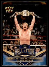 2018 Topps Then Now Forever WWE Wrestling Roddy Piper Tribute #35 Wins the