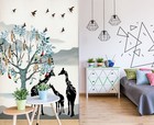 3D Black Giraffe 6652 Wallpaper Mural Wall Print Wall Wallpaper Murals US Coco