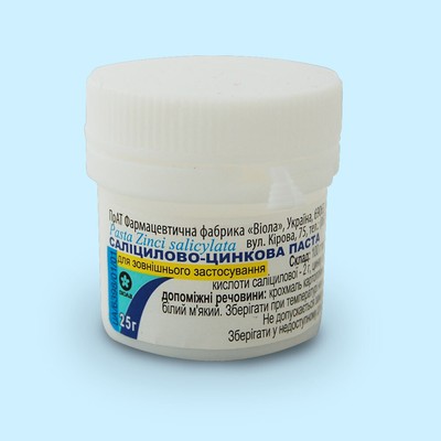 pastă de zinc salicilovo de la varicoză